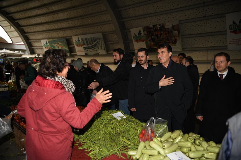 Başkan Dündar'a Çarşamba Pazar Park Teşekkürü