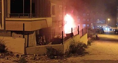 Antakya'da 6 katlı apartman dairesinde yangın