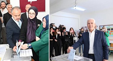 Başkan Aktaş ve Aday Bozbey Oylarını Kullandı