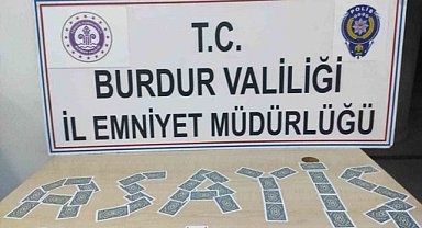 Burdur'da kıraathanede kumar denetimi: 4 kişiye yasal işlem