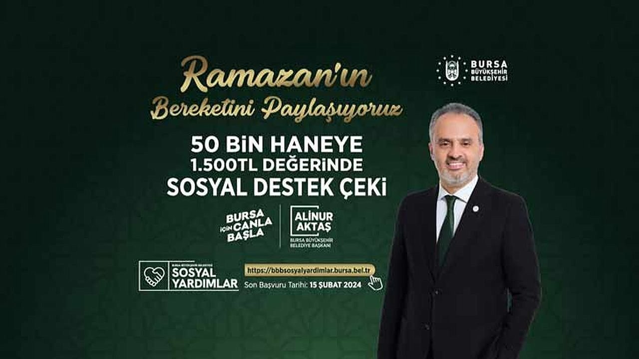 Bursa Büyükşehir Belediyesi Ramazan Çeki Sonuçları Açıklandı