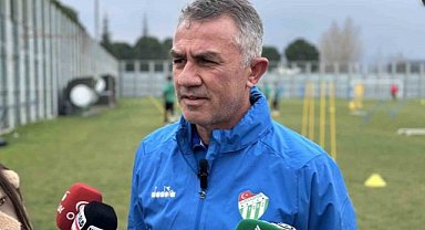 Bursaspor hocası Ümit Şengül'den açıklamalar