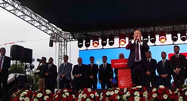 CHP Lideri Özel, Marmaris'te halka hitap etti