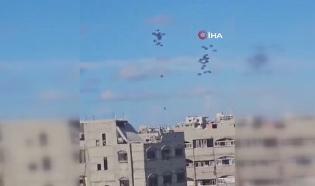 Gazze'de havadan yardım esnasında kaza! 5 ölü, 11 yaralı