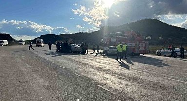 Gölbaşı'nda feci kaza: 1 ölü ve 3 yaralı