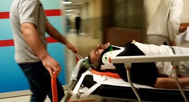 İnegöl'de dengesini kaybetti, balkondan düşerek yaralandı