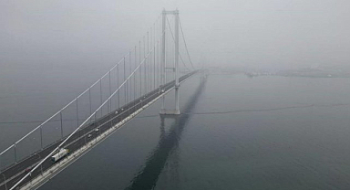 Osmangazi Köprüsü Sisten Görünmüyor!