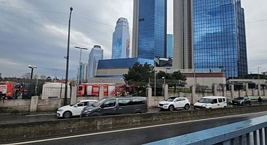 Sabancı Center'deki yangın maddi hasara neden oldu