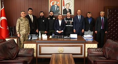 Şırnak'ta Gümrük Muhafaza ekiplerine Vali Atay'dan tebrik