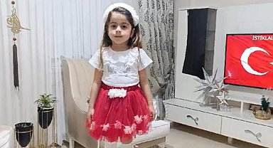4 Yaşındaki Esma İstiklal Marşı’nı Okudu, Herkes Duygulandı