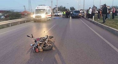 Acıpayam'da otomobille çarpışan motosikletin sürücüsü öldü