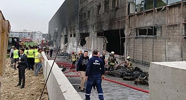 Ankara'da medikal fabrikasındaki yangın kontrol altına alındı