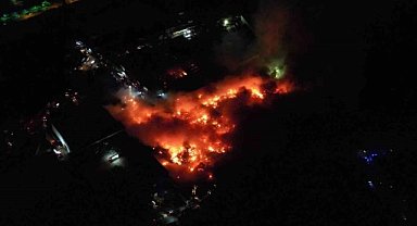 Ankara Yenimahalle'deki yangın devam ediyor