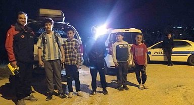Bilecik'te kırsal alanda kaybolan 5 çocuğa ulaşıldı
