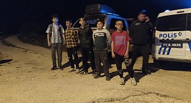 Bilecik'te 5 çocuk dağlık alanda mahsur kaldı