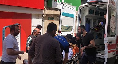 Bursa'da ceza yiyen esnaf hastaneye kaldırıldı 