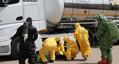 Bursa’da ‘tehlikeli madde’ tatbikatı