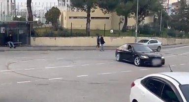 Bursa'da trafikte drift atan 161 kişiye ceza!