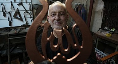 Bursalı alem ustası 120 yıllık aile mesleğini devam ettiriyor