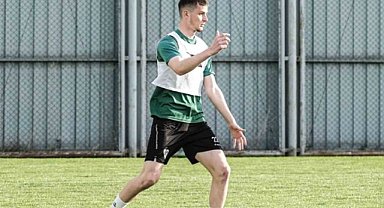 Bursaspor'da akşam antrenmanında sonuçlandırma çalışması