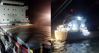 Çanakkale Boğazı'nda yanan gemi müdahaleyle söndürüldü