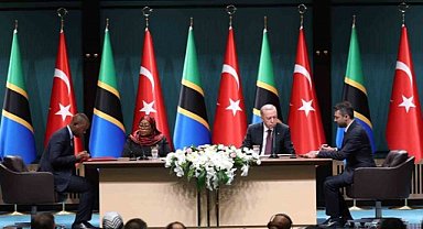 Cumhurbaşkanı Erdoğan ile Cumhurbaşkanı Hassan görüştü