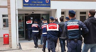 Edirne'de arama kaydı bulunan 144 şahıs yakalandı