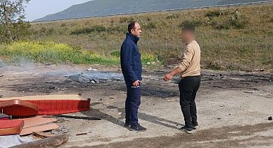 Gemlik'te çevreyi kirletenlere zabıta müdahalesi