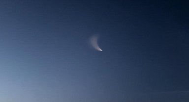 Iğdır'da gökyüzündeki ışık korkuya sebep oldu