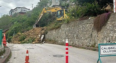 İzmit'te tehlike arz eden taş duvar yenileniyor