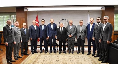 KTO heyetini ağırlayan Başkan Büyükkılıç'tan "birlik" vurgusu