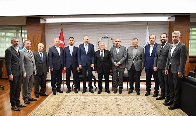 KTO heyetini ağırlayan Başkan Büyükkılıç'tan "birlik" vurgusu