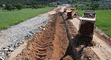 Muğla otogar yolunda çalışmalar devam ediyor