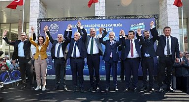 Nilüfer'de Bayrak Değişimi Yapıldı