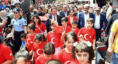 Osmangazi'de çocuk korteji büyük ilgi gördü