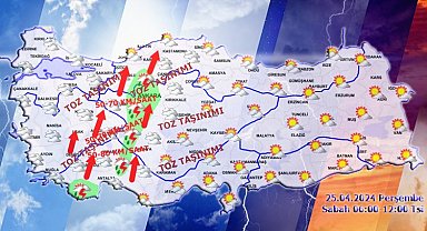 Yurtta bugün hava nasıl olacak?