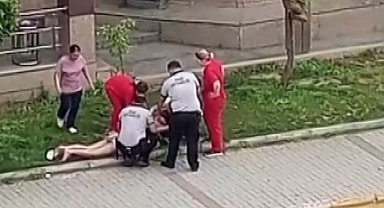 Alanya'da hastane balkonundan düşen şahıs yaralandı