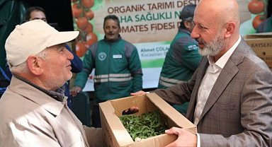 Başkan Çolakbayrakdar'dan Organik domates fidesi dağıtım etkinliğine davet