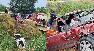 Bursa'da iki araç köprüde çarpıştı: 5'i ağır 8 yaralı