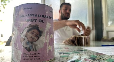 Bursa'da SMA'lı bebeğin yardım kumbarası çalındı 