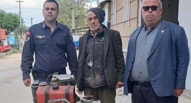 Bursa'da su motoru çalan hırsızlar yakayı ele verdi 