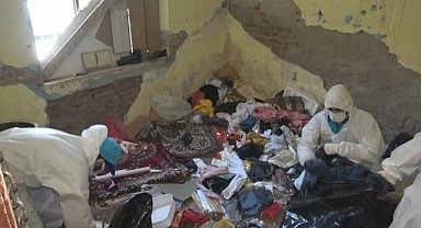 Bursa'daki bu evden çıkanlar ekipleri şok etti 