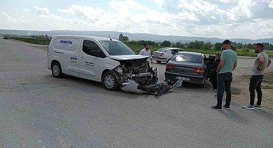 Çorum'daki trafik kazalarında 4 kişi yaralandı