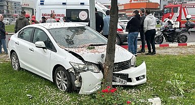 Düzce'de trafik kazası: 2 yaralı
