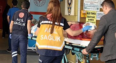 İnegöl'de ağaçtan düşen yaşlı adamın durumu ağır