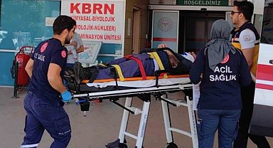 İnegöl'de imam cami şadırvanının çatısından düştü