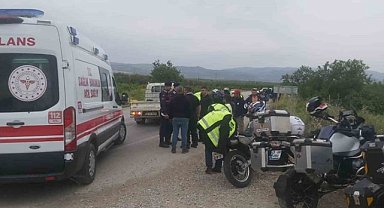 İznik'te su kanalına çarpan motosikletli öldü
