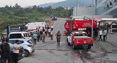 Kestel'deki tekstil fabrikasında baca tutuştu!