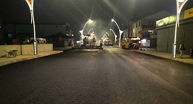 Kocaeli'de Kartepe Menderes Bulvarına yeni üstyapı