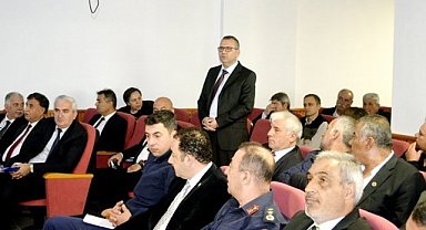 Mudanya'da kamu hizmetleri bilgilendirme toplantısı